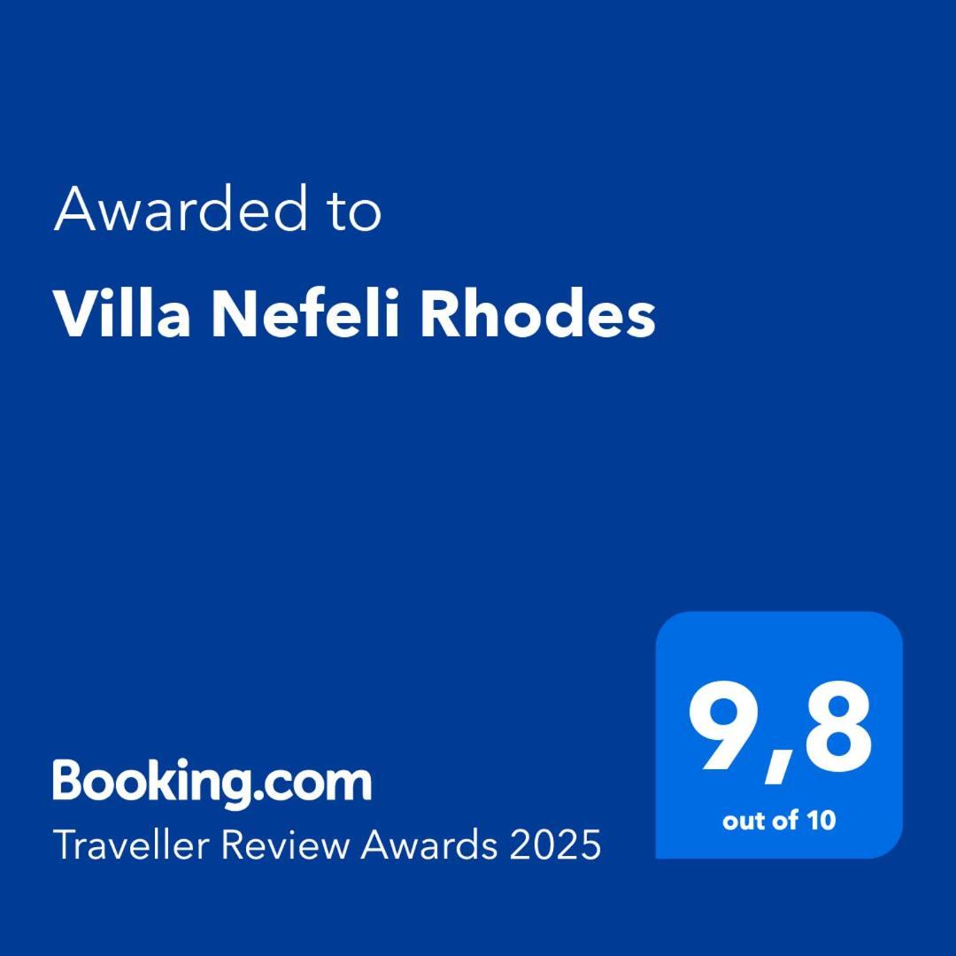 Villa Nefeli Rhodes Archangelos  Exterior foto